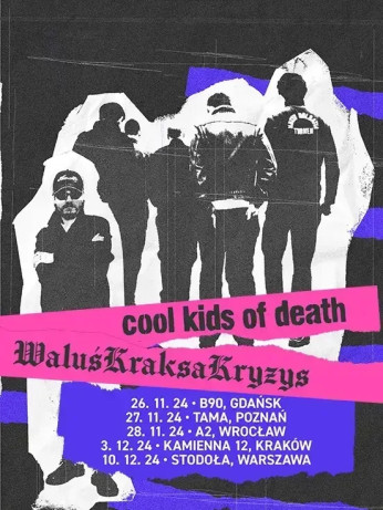 Kraków Wydarzenie Koncert Cool Kids of Death + WaluśKraksaKryzys