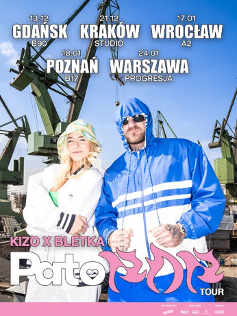 Kraków Wydarzenie Koncert KIZO X BLETKA PATOPOP TOUR