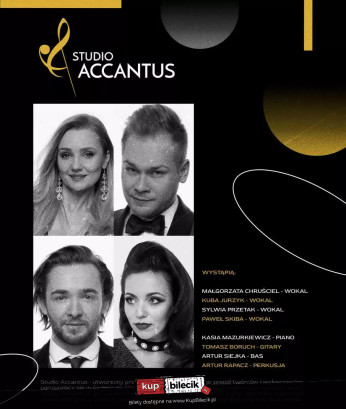 Kraków Wydarzenie Koncert Studio Accantus Akustycznie - koncert musicalowy