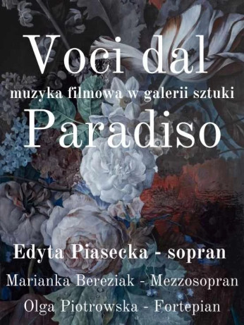 Kraków Wydarzenie Koncert Voci del Paradiso - muzyka filmowa w galerii sztuki