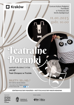 Kraków Wydarzenie Spektakl Teatralne Poranki w Forcie Borek "MI SIE"  2025