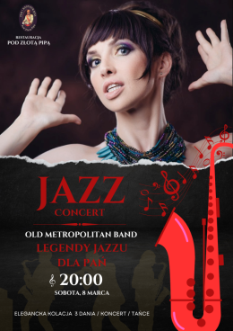 Kraków Wydarzenie Koncert Dzień Kobiet z Legendami Jazzu - Old Metropolitan Band