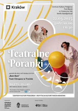 Kraków Wydarzenie Spektakl Teatralne Poranki w Forcie Borek "Bam-Bam" dla Najnajów