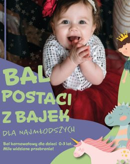 Kraków Wydarzenie Inne wydarzenie Karnawałowy bal postaci z bajek dla najmłodszych - Klub Super Mama
