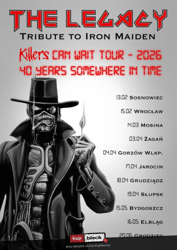 The Legacy - tribute to Iron Maiden | Koncert na trasie KILLERS CAN WAIT 2026