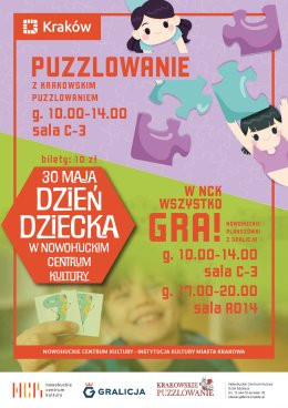 Kraków Wydarzenie Inne wydarzenie Dzień Dziecka: planszówki z Gralicją i wielkie puzzlowanie