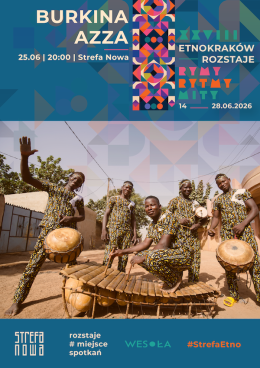 Kraków Wydarzenie Koncert EtnoKrakow/Rozstaje 2026: Burkina Azza
