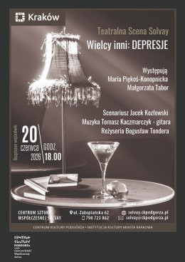 Kraków Wydarzenie Spektakl "Wielcy inni: DEPRESJE" monodramy Teatralnej Sceny Solvay
