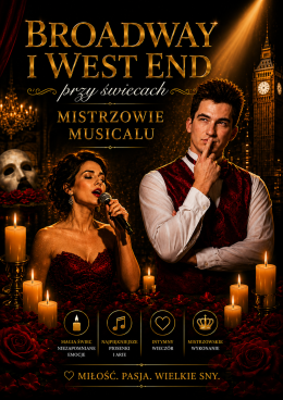 Kraków Wydarzenie Koncert Broadway i West End przy świecach - Mistrzowie Musicalu