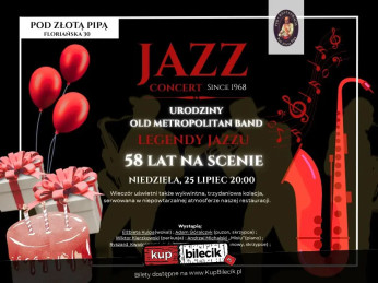 Kraków Wydarzenie Koncert Jubileusz 58-lecia - Old Metropolitan Band