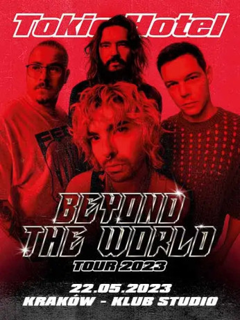 Kraków Wydarzenie Koncert TOKIO HOTEL BEYOND THE WORLD  TOUR