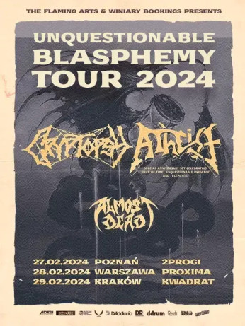 Kraków Wydarzenie Koncert CRYPTOPSY + ATHEIST