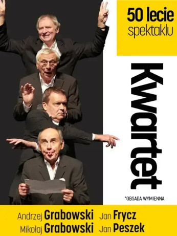 Kraków Wydarzenie Kulturalne Kwartet - 50-lecie spektaklu
