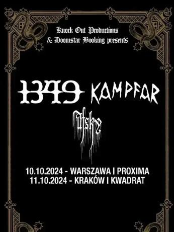 Kraków Wydarzenie Koncert 1349, Kampfar + Afsky