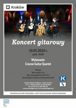 Kraków Wydarzenie Koncert 10.05.2024 - Koncert gitarowy - Cracow Guitar Quartet, Dwór Czeczów