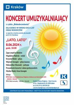 Kraków Wydarzenie Koncert 8.06.2024 - Koncert gordonowski z cyklu Bobobrzmienia "Lato lato", Dwór Czeczów