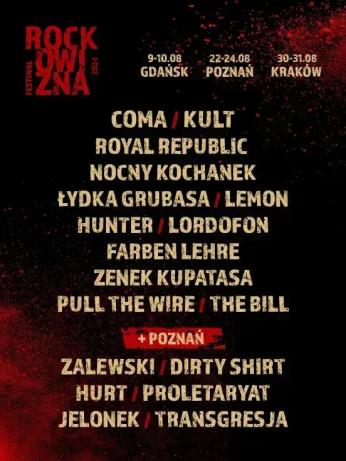 Kraków Wydarzenie Festiwal Rockowizna Festiwal 2024 - piątek
