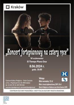 Kraków Wydarzenie Koncert 8.06.2024 - Koncert fortepianowy na cztery ręce, Dwór Czeczów