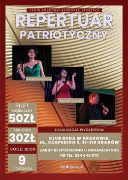 Kraków Wydarzenie Koncert Wieczór z piosenką patriotyczną