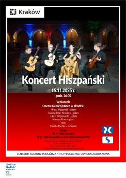 Kraków Wydarzenie Koncert 15.11.2025 - Cracow Guitar Quartet, Koncert Hiszpański, Dwór Czeczów