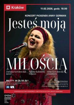 Kraków Wydarzenie Koncert Jesteś moją miłością - koncert piosenek Anny German 11.02