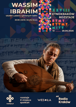 Kraków Wydarzenie Koncert EtnoKraków/Rozstaje 2026: Wassim Ibrahim | Ugarit / pieśni z glinianych tablic
