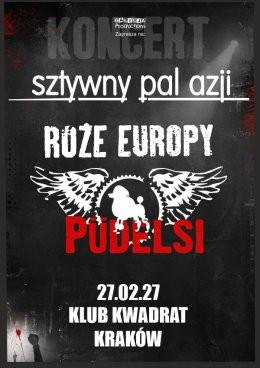 Kraków Wydarzenie Koncert Sztywny Pal Azji, Róże Europy, Pudelsi