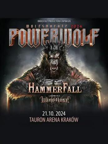 Kraków Wydarzenie Koncert Powerwolf+ Hammerfall + Wind Rose