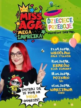 Kraków Wydarzenie Inne wydarzenie MISS AGA MEGA IMPREZKA