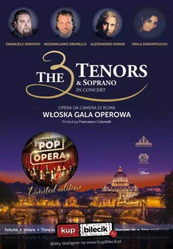 Kraków Wydarzenie Koncert The 3 Tenors &amp; Soprano - Włoska Gala Operowa
