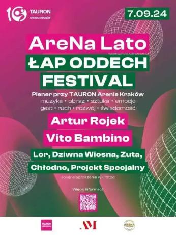 Kraków Wydarzenie Festiwal AreNa Lato – ŁAP ODDECH Festival